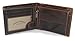 Herren Leder Geldbörse Portemonnaie Geldbeutel Wild Things Only (Braun) - 6